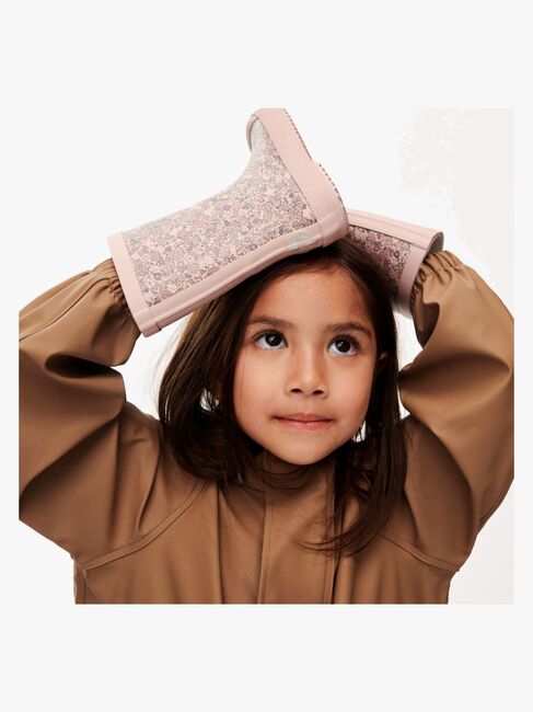 Wheat Muddy Gummistøvler, Powder Flower Meadow