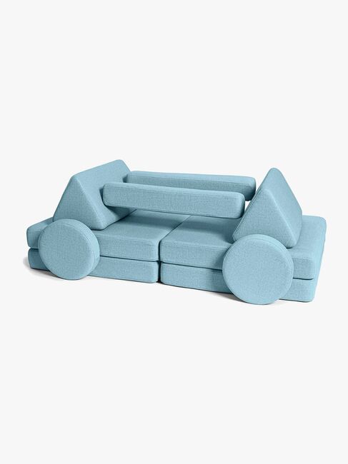 Shappy Play Bygbar Sofa 160x80 cm, Sky Blue