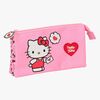 Hello Kitty Penalhus med 3 Rum, Pink