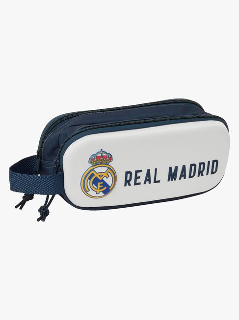 Real Madrid 3D Dobbelt Penalhus, Hvid/Marine