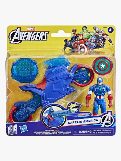 Marvel Avengers Captain America Actionfigur Shield-Shot Cycle