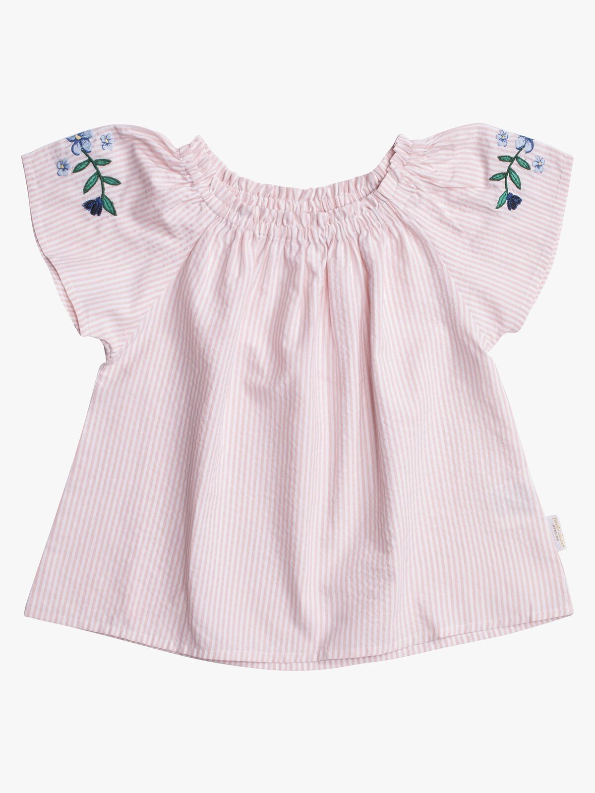 Petite Chérie Atelier Zola Bluse, Pink/White