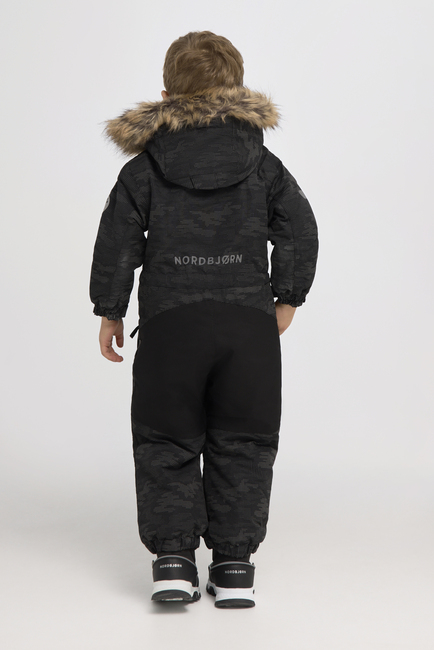 Nordbjørn Frej Reflekterende Flyverdragt, Camo Dots Black