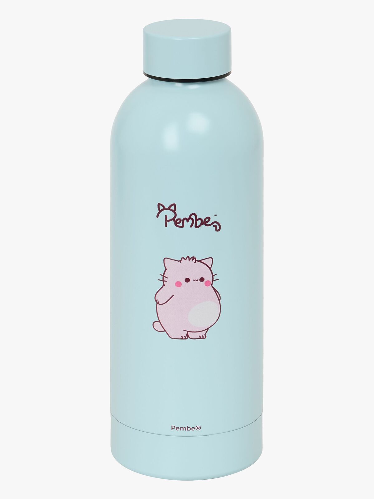 Pembe Stainless Steel Drikkedunk 500ml, The Pink Cat