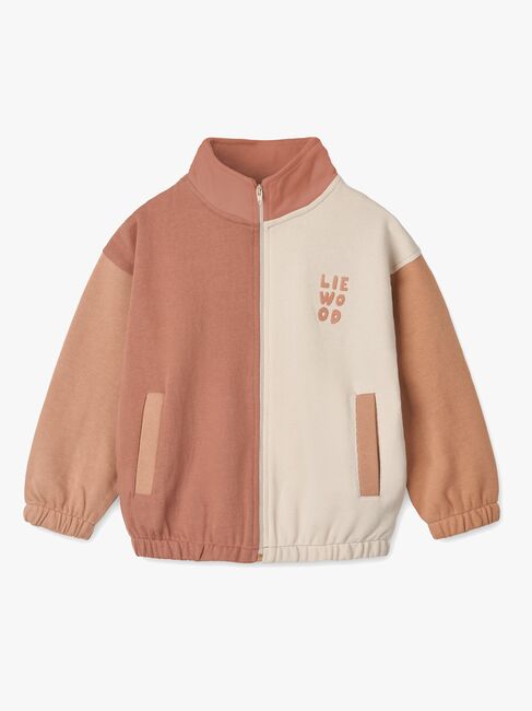 LIEWOOD Cassius Zip Trøje, Tuscany Rose Multi Mix