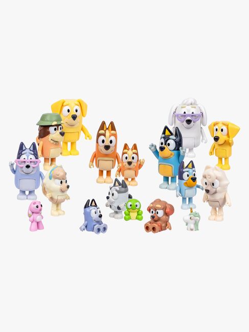 Bluey Figursæt Familie & Venner 18 Stk.