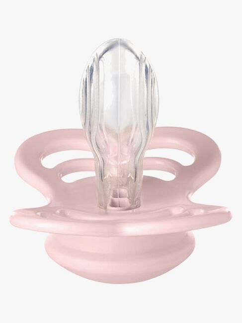 BIBS Supreme Sut 2-pak Silikone Str. 2, Haze/Blossom