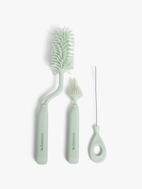 Beemoo CARE Flaskebørster til Sutteflaske, Soft Green