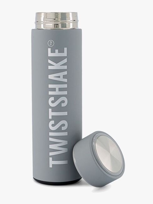 Twistshake Termoflaske 420 ml, Grå
