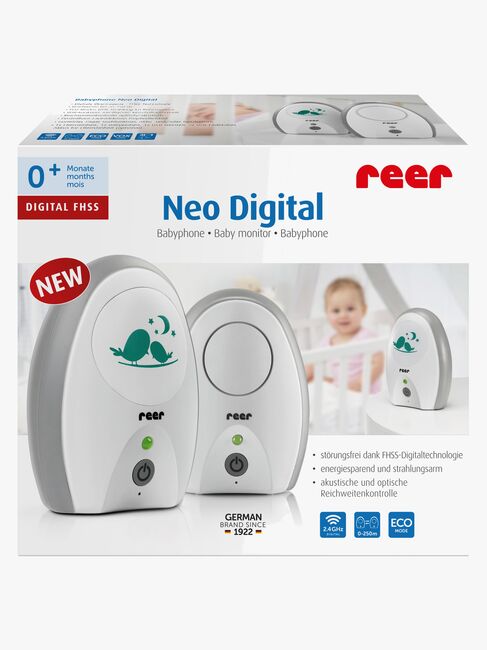 Reer Neo Digitalt Babyalarm, Grå