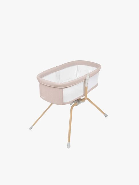 Lionelo Malin Evo Bedside Crib, Beige Natural