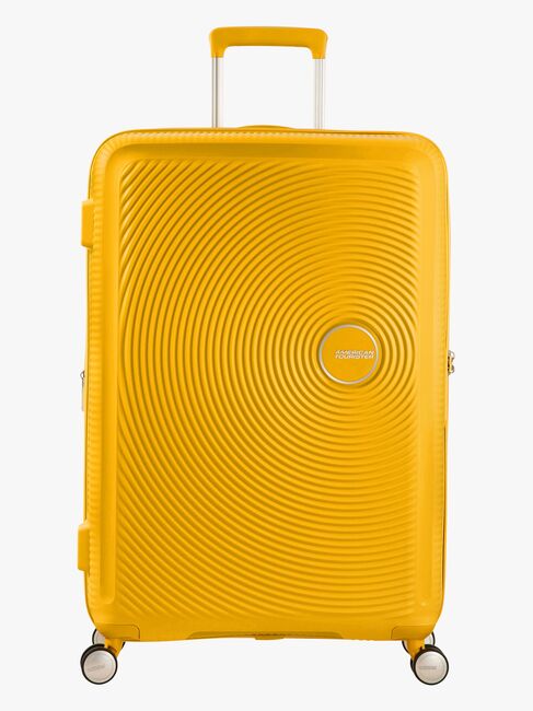 American Tourister Soundbox Spinner Rejsekuffert 35.5L, Golden Yellow