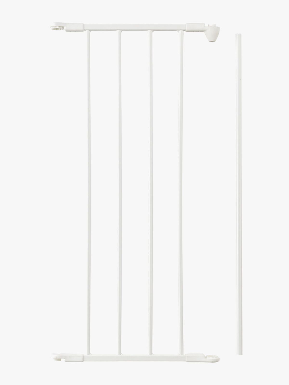 BabyDan Forlængning Sikkerhedsgitter Flex M 33 cm, Hvid
