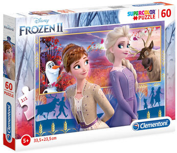 Disney Frozen 2 Anna & Elsa Puzzle, 60 Brikker