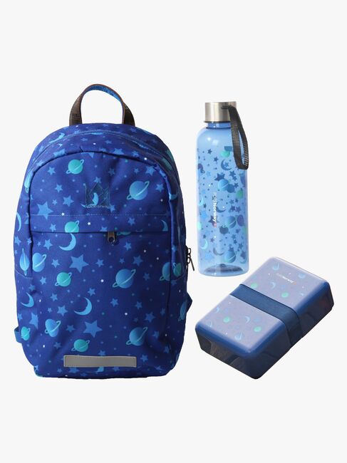 Pure Norway Rygsæk Univers, Skolestartsæt, Blå