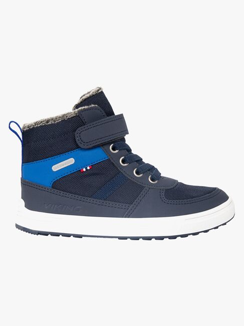 Viking Lucas Mid WP Warm Vinterstøvler, Navy/Blue
