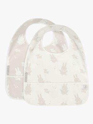 Jollein Miffy&Snuffy Hagesmæk 2-pak, Nougat