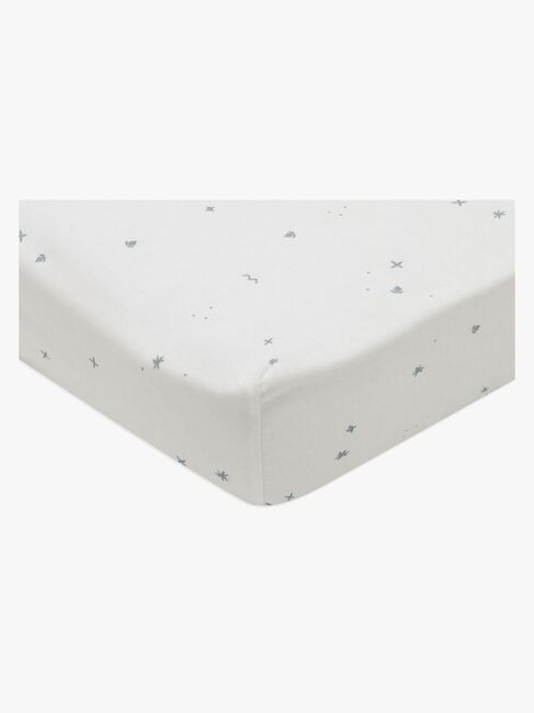 Jollein Stræklagen Twinkling 70/75x140/150, Off white/Sea Green