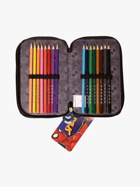 Marvel Spider-Man Dobbelt Penalhus, Blå