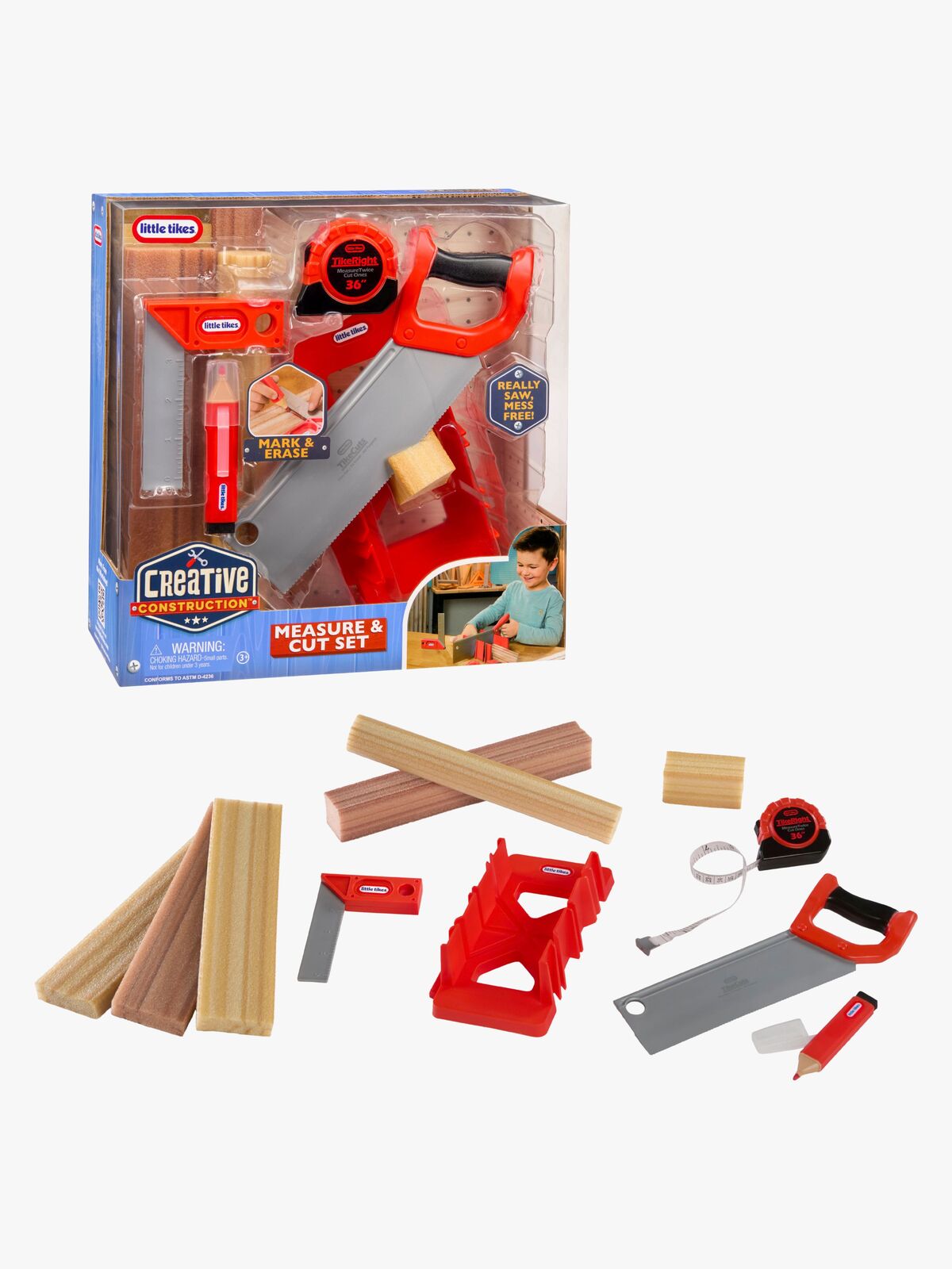 Little Tikes Creative Construction Måle- og Savesæt