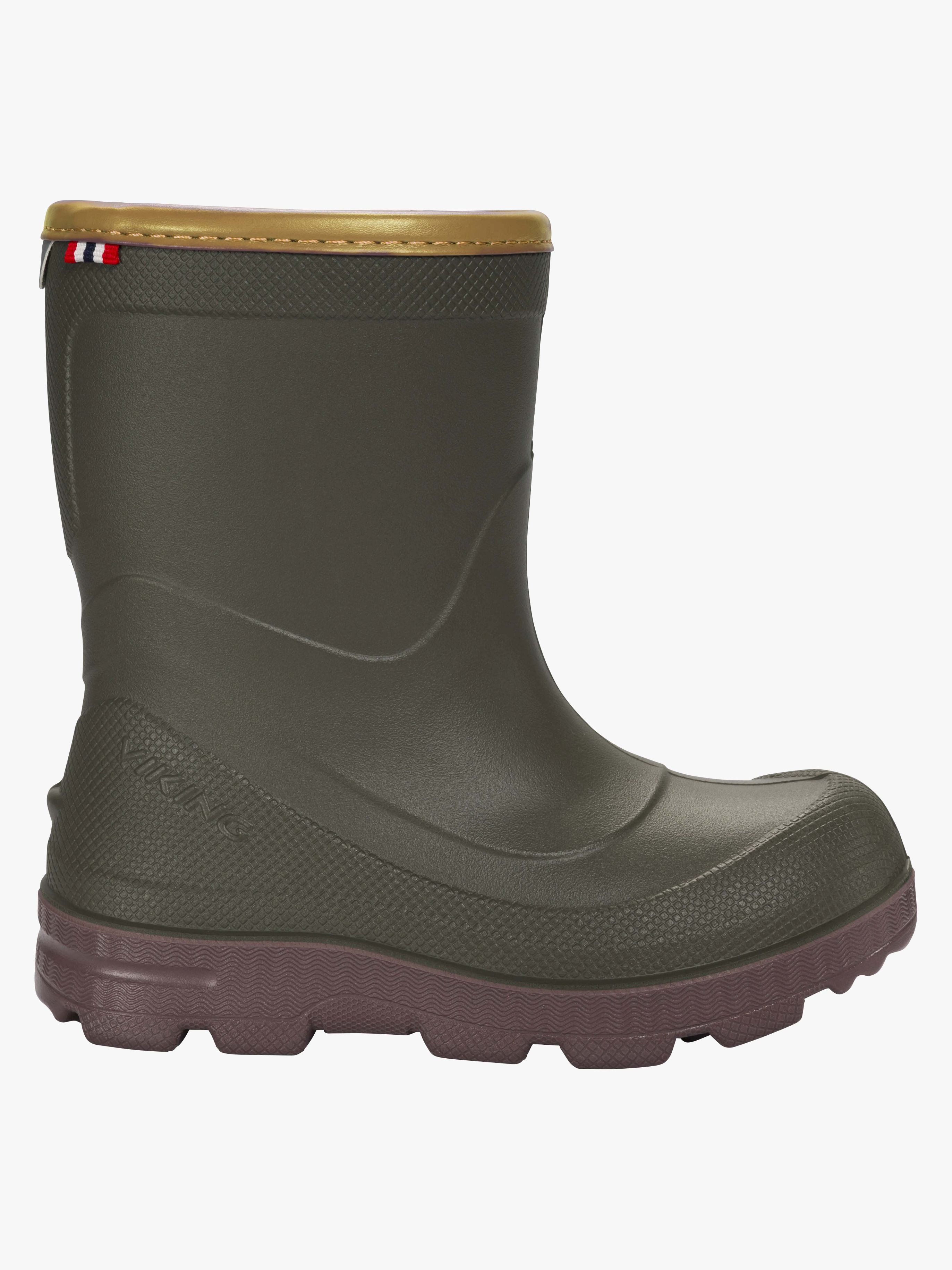 Viking X Kenza Forede Gummistøvler, Moss Green, 30