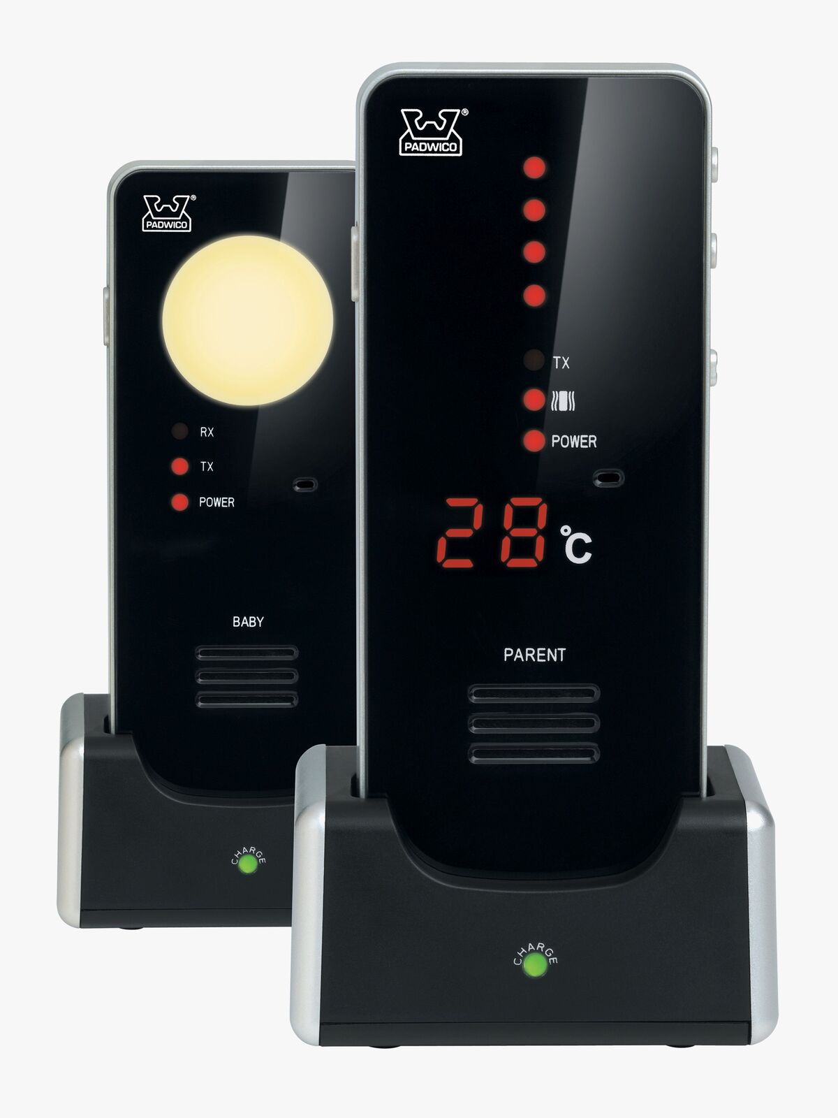 Padwico 850 Babyalarm, Black