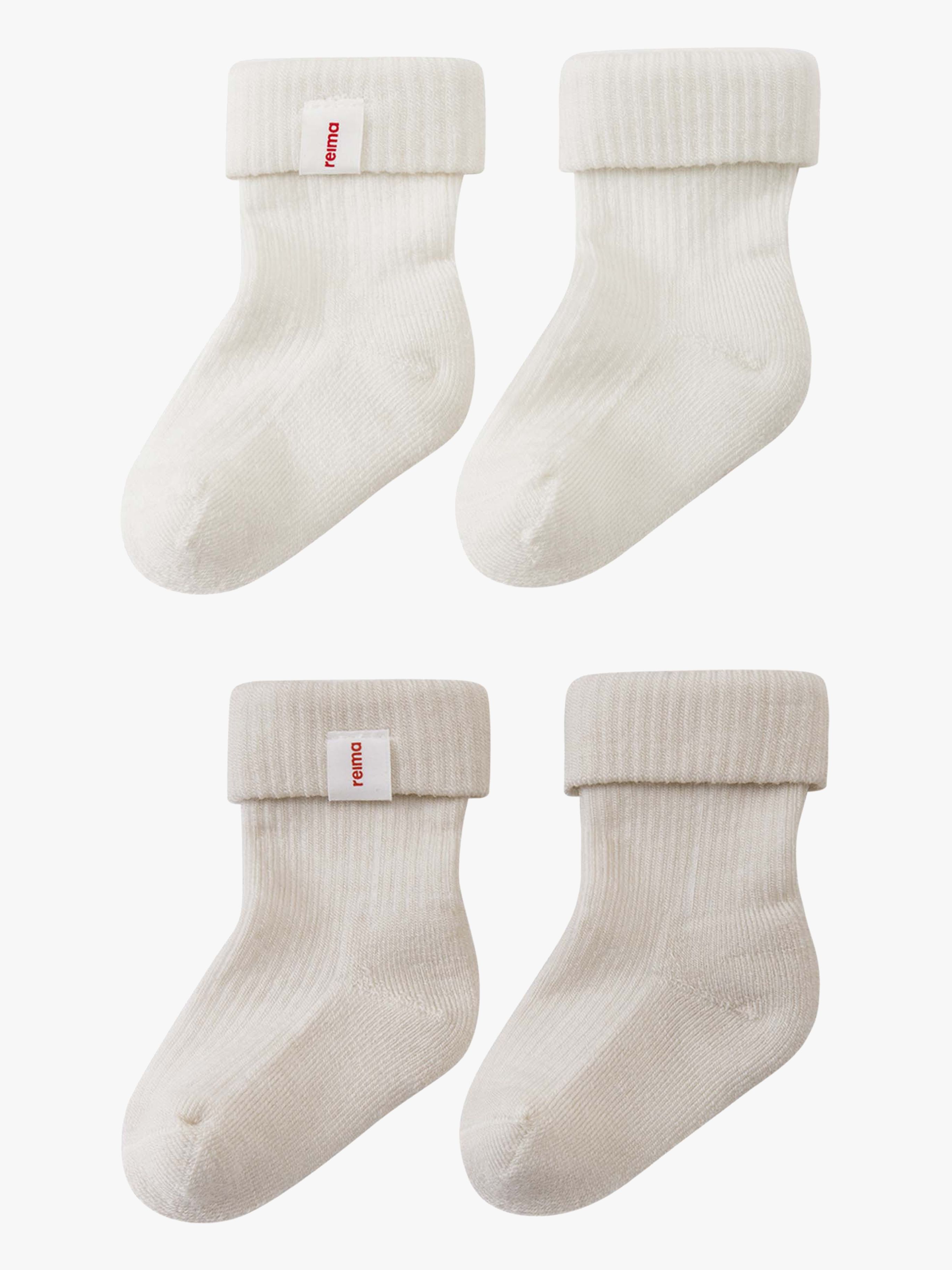 Reima Mussukka Uldstrømper, Birch Beige, 13-15