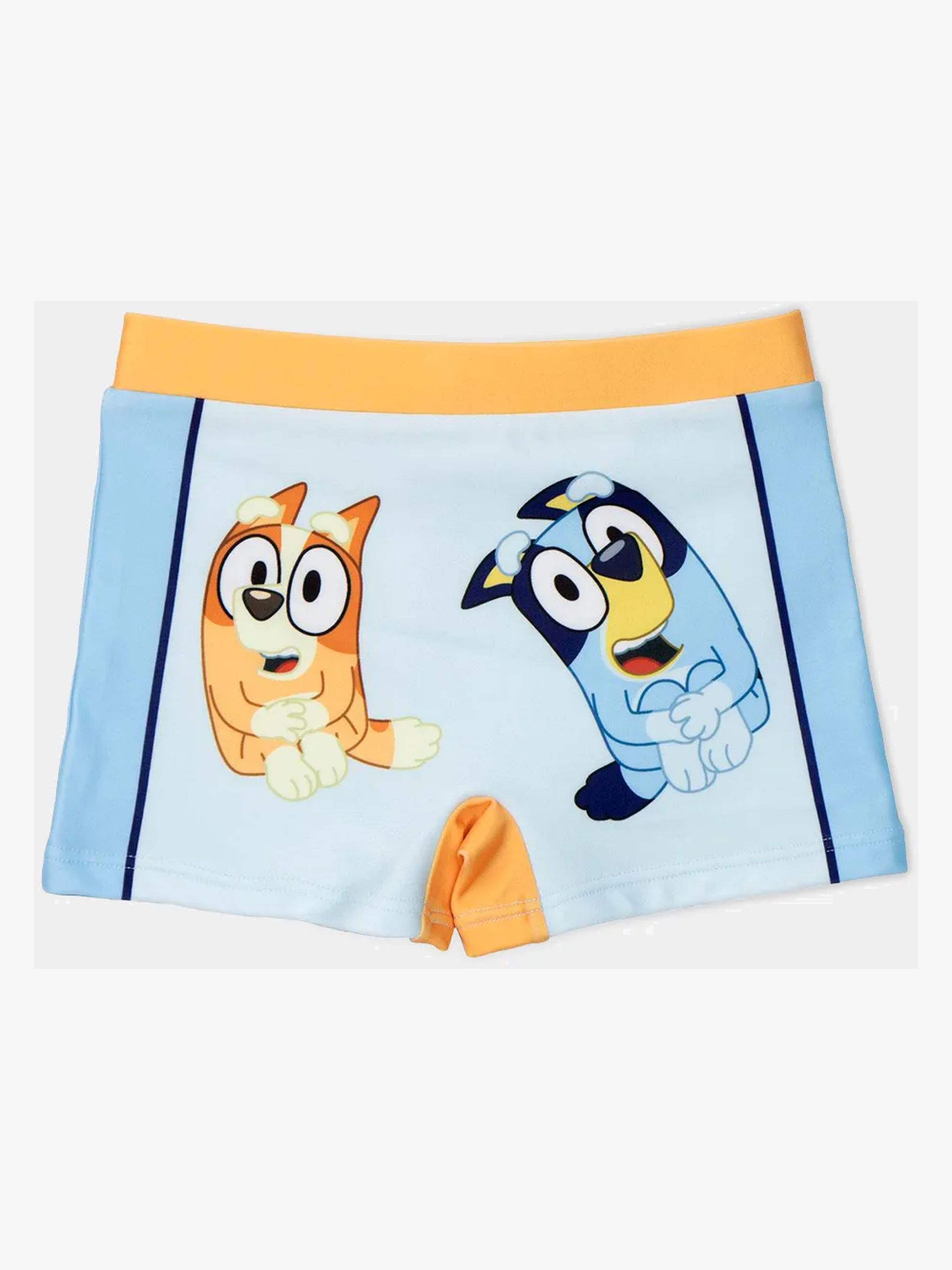 Bluey Badeshorts, Lyseblå, 98-104