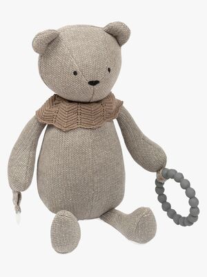 Smallstuff Aktivitetslegetøj Bjørn, Sandy/Grey