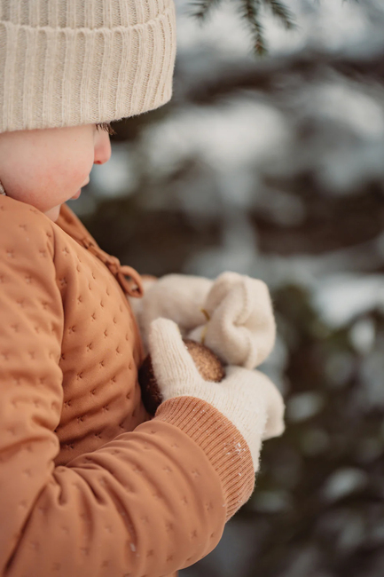 BabyMocs  Strikkede Vanter, Beige