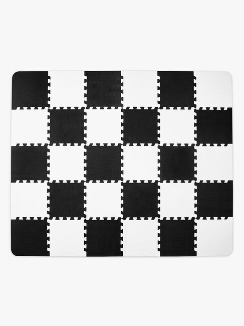 Kinderkraft Puslespilstæppe 150x180 Foam, Sort