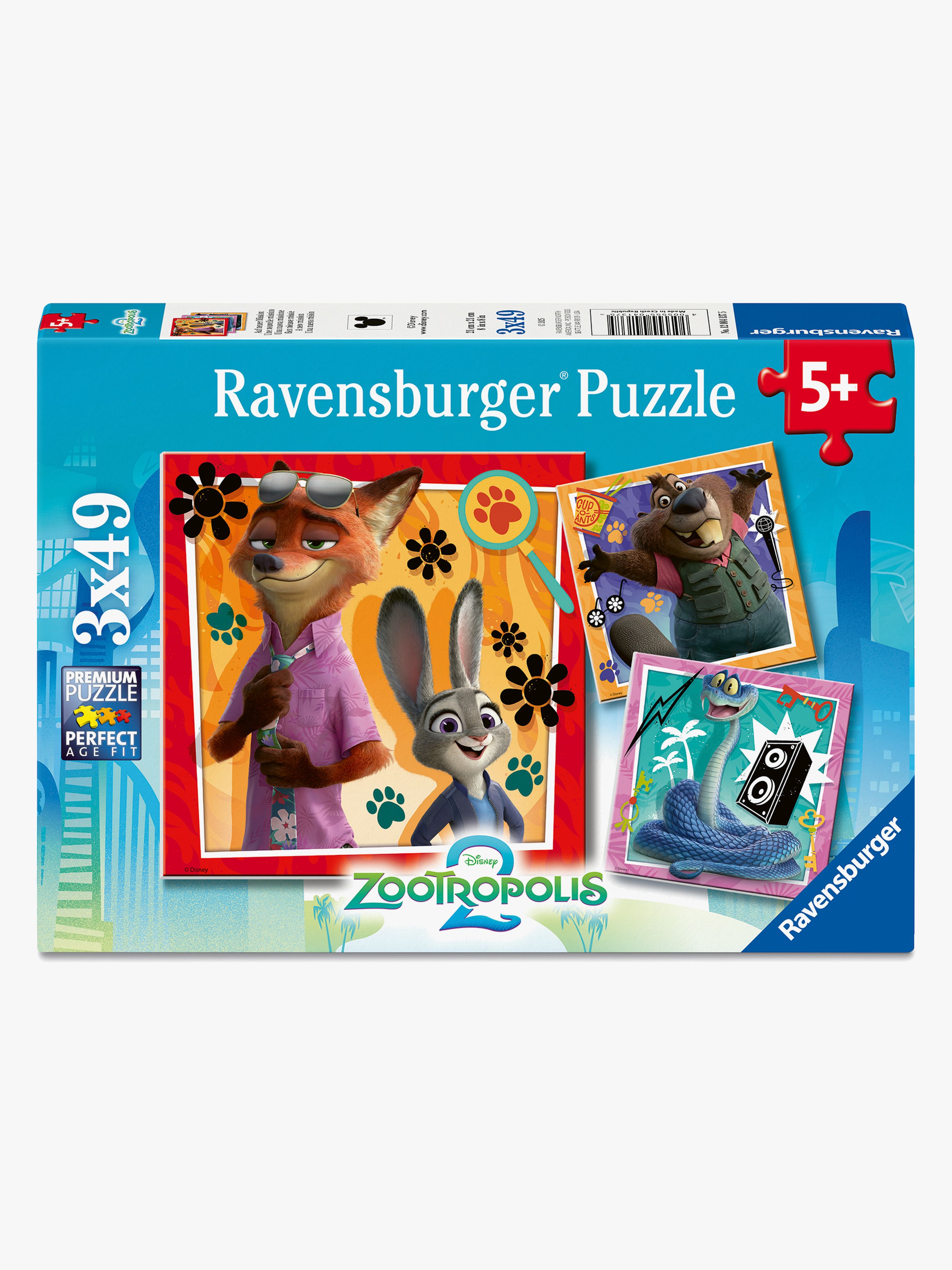 Ravensburger Zootopia 2 Puslespil 3-i-1