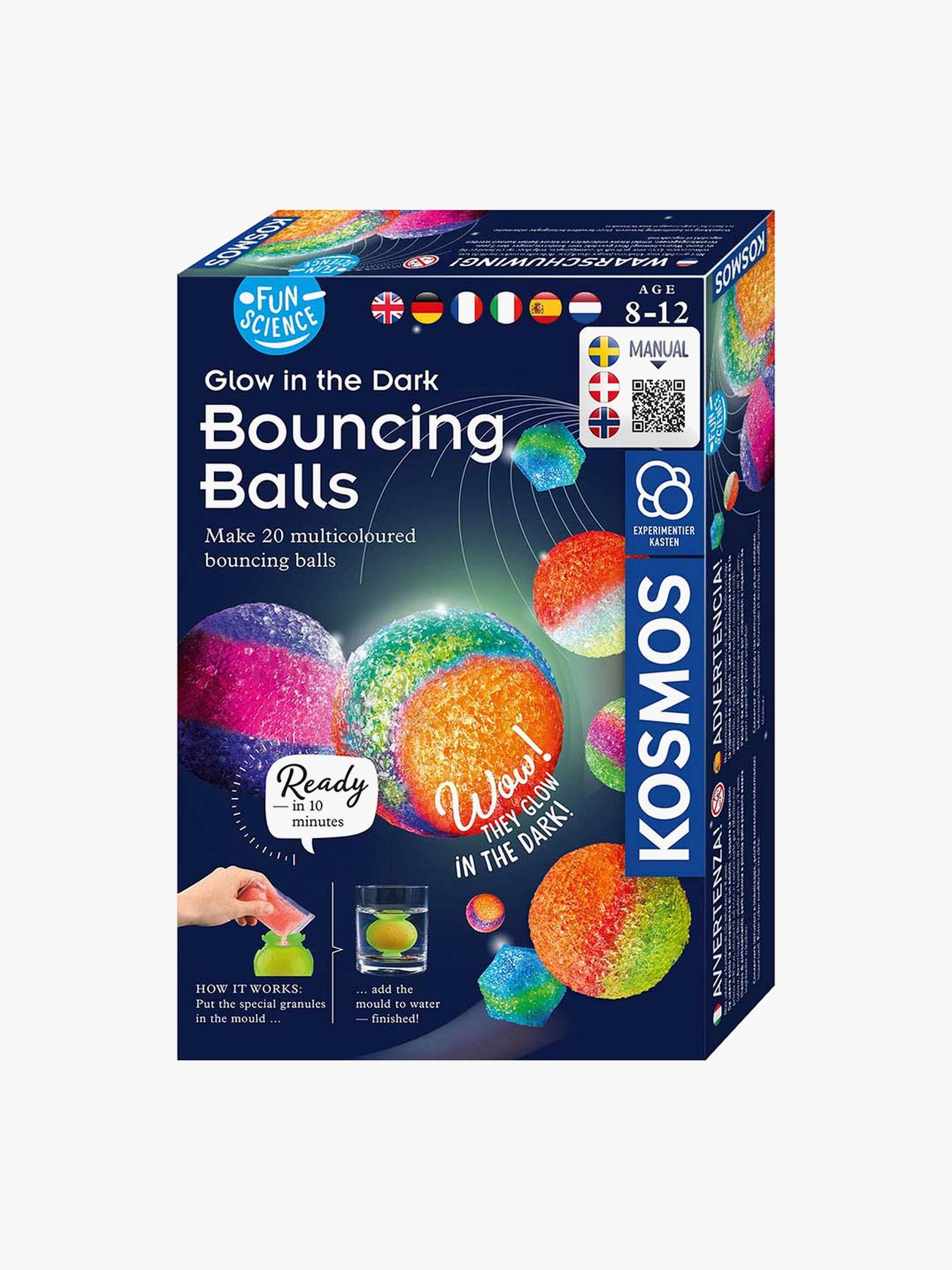 Kosmos Fun Science Eksperimentkasse Selvlysende Hoppebolde