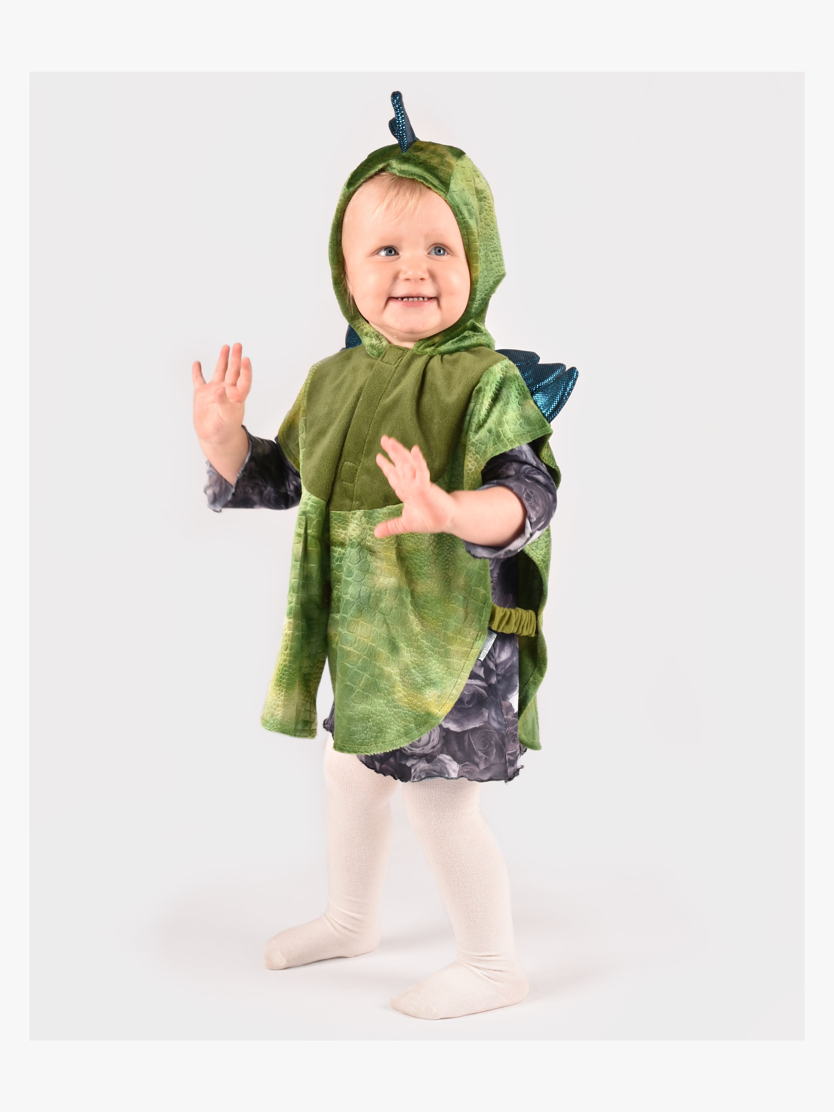 Den Goda Fen Kostume Dino 86-110 cm, Grøn