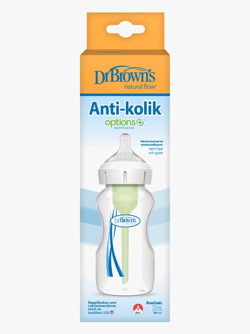 Dr Brown's Options+ Bred Hals Sutteflaske 270 ml