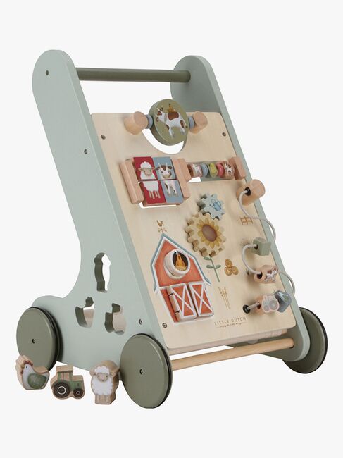 Little Dutch Multiaktivitet Gåvogn Forest Friends, Grøn