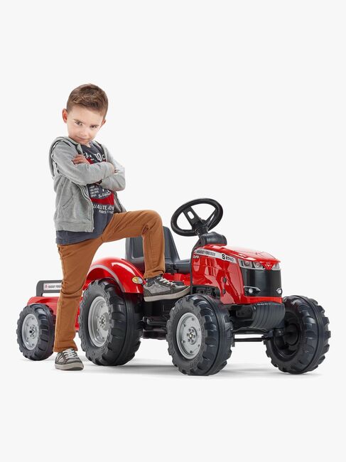 Falk Massey Ferguson S8740 Traktor med Trailer