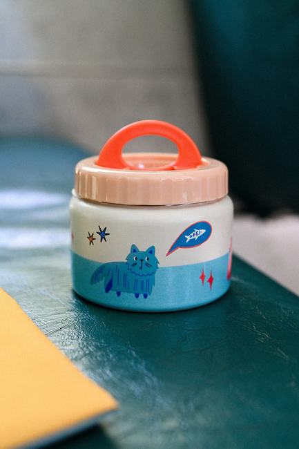 The Cotton Cloud Termobeholder 350 ml, Meowtiful Cats