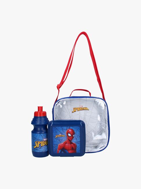 Marvel Spider-Man Madkasse & Flaske Sæt, Blå