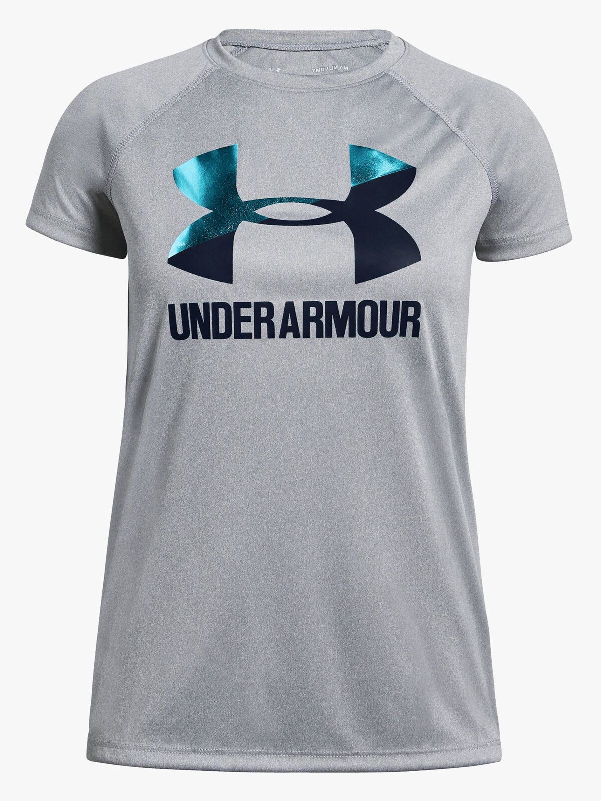 Under Armour Big Logo Tee Solid SS Træningstrøje, Steel