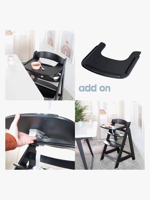 Roba Sit Up Flex Grow-Along Højstol, Black