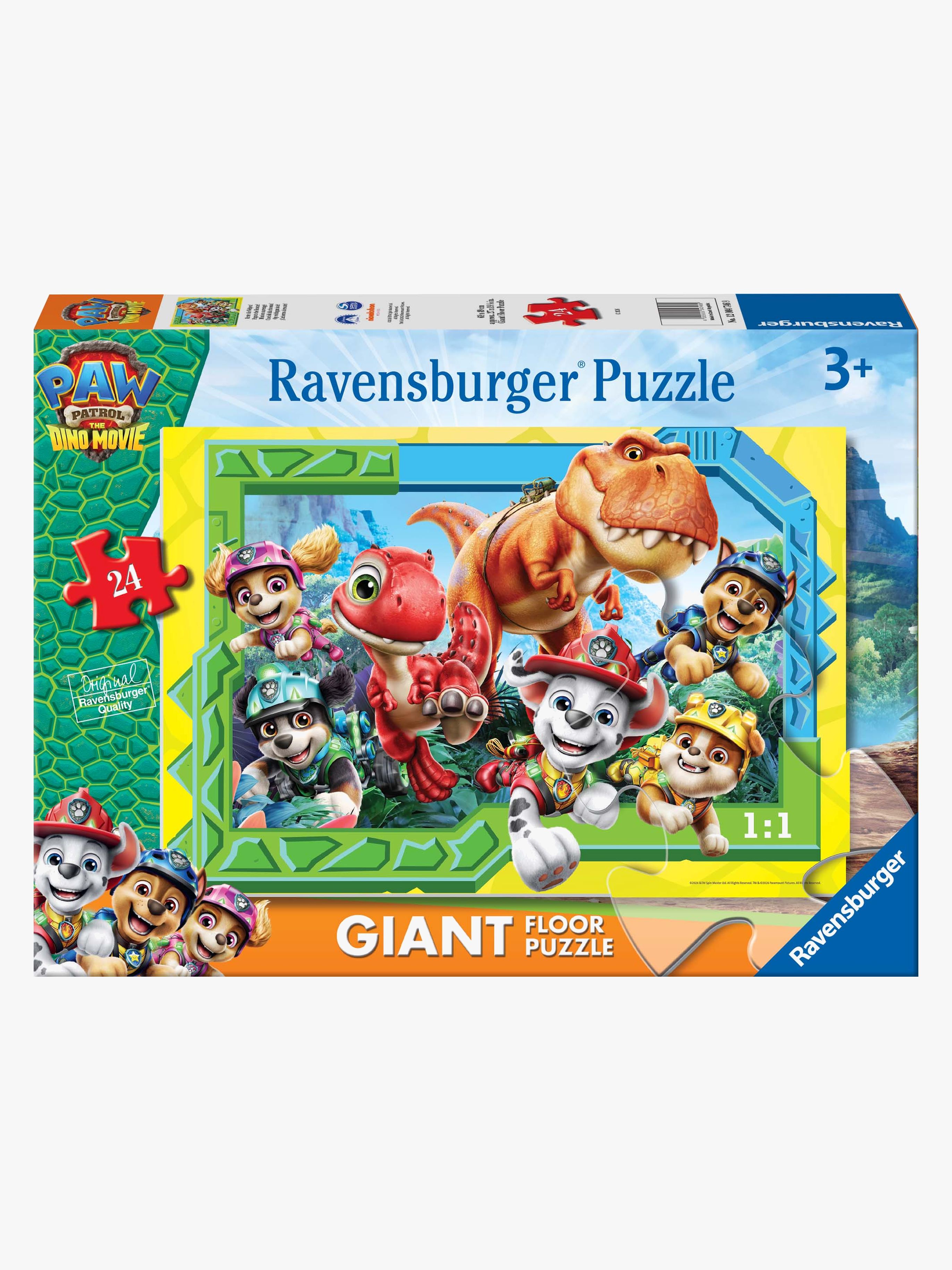 Ravensburger Paw Patrol Dino Gulvpuslespil 24 Brikker