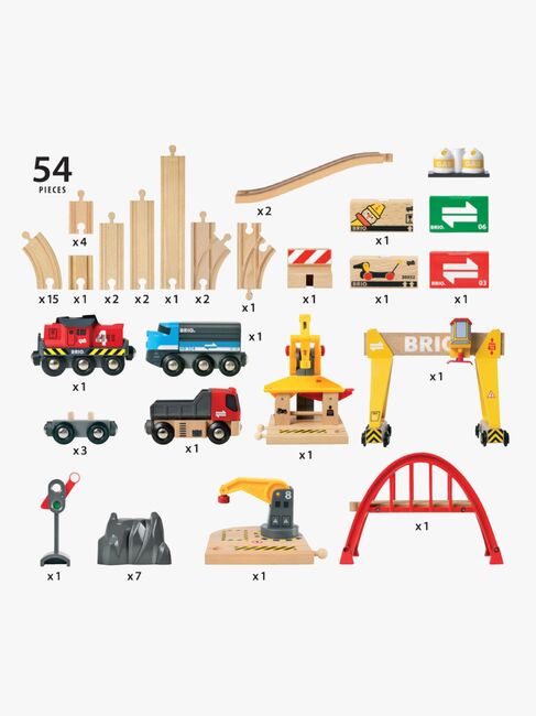 BRIO World 33097 Fragt- og Jernbanesæt Deluxe