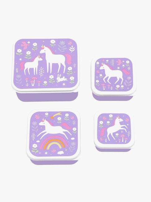 A Little Lovely Company Madkasse & Flaske, Unicorn Dreams