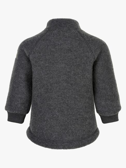 Mikk-Line Fleecetrøje Merinould, Anthracite Melange