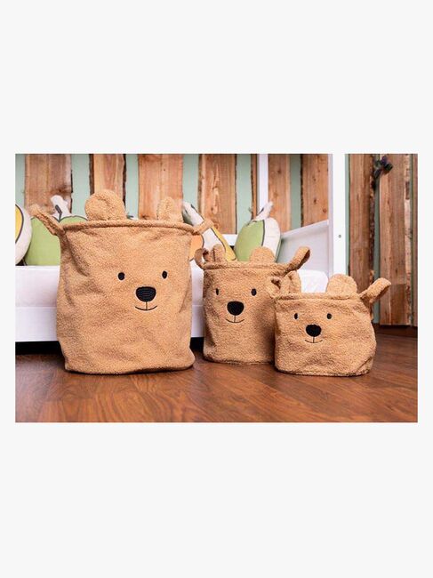 Childhome Teddy Opbevaringskurv 3-Pak, Brun