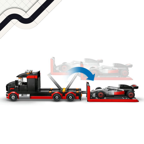 LEGO City 60493 F1-udstillingstruck med Audi F1-racerbil