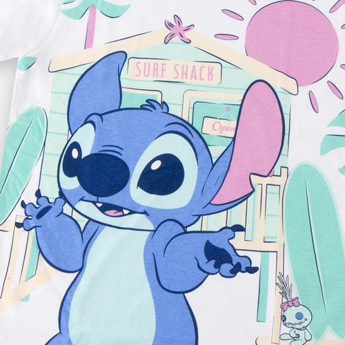 Disney Stitch T-shirt, Hvid