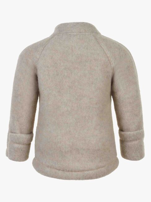 Mikk-Line Fleecetrøje Baby Merinould, Melange Offwhite