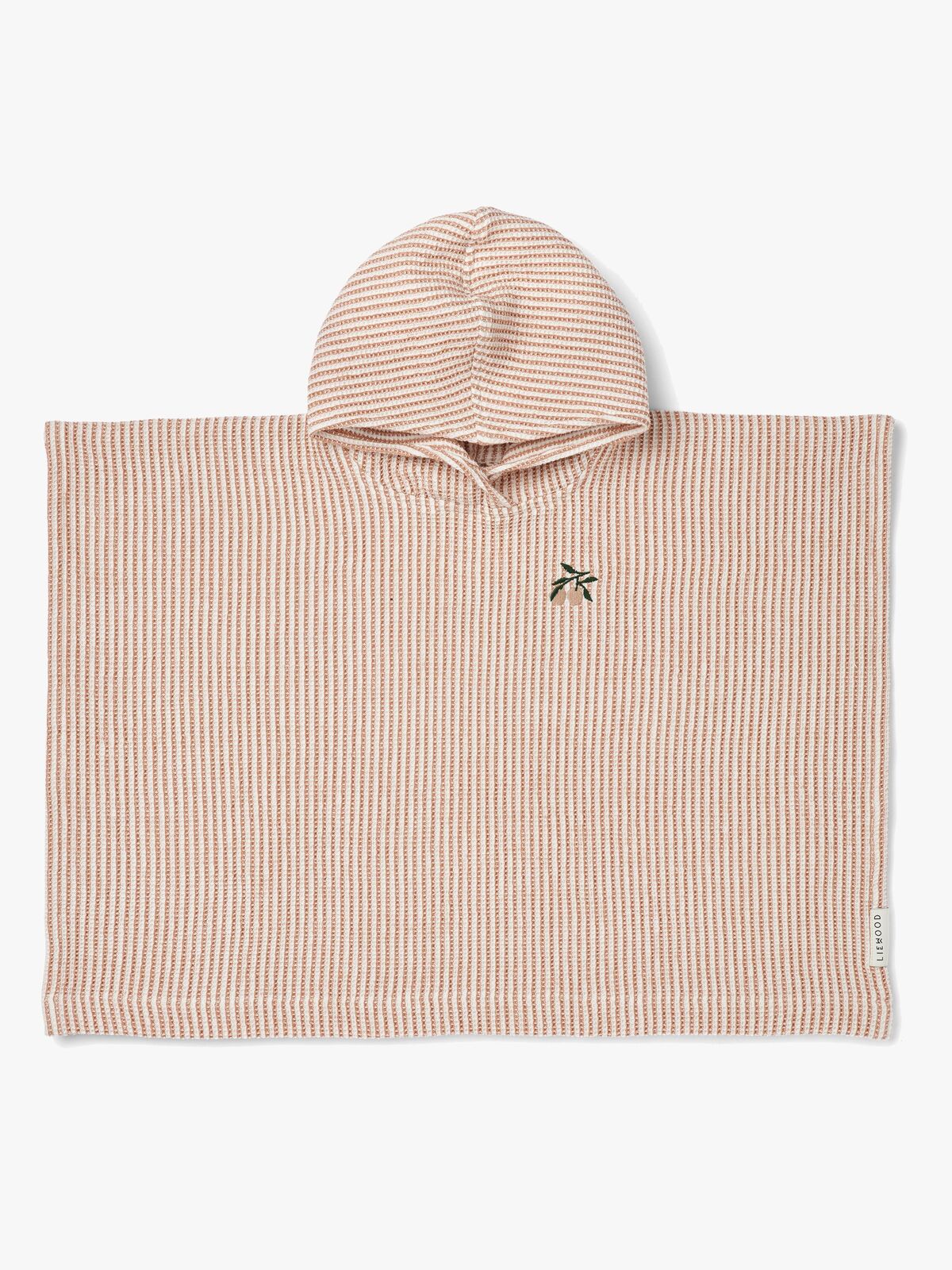 LIEWOOD Paco Badeponcho Stripe, Tuscany Rose/ Creme de la Creme